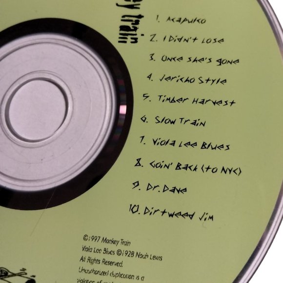 Monkey Train India Band 1997 Viola Lee Blues Dirtweed JIm Dr Dave Goin NYC CD - Picture 2 of 2